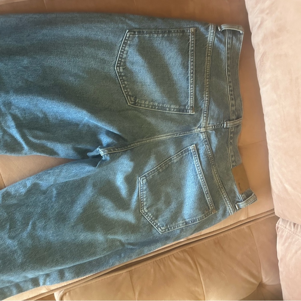 Madewell The Rail Straight Jean - Reston wash - Picture 14 of 16